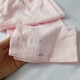 ست پیژامه دخترانه آستین بلندنخ پنبه کاپدار وارداتی طرح Pinky | سایز L